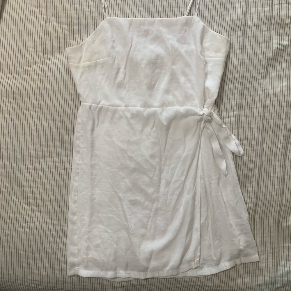 Nine West Elegant White Sleeveless Dress Sz L